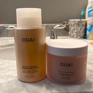 Ouai detox shampoo and scalp scrub bundle. Never opened & sealed